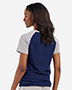 Boxercraft BW2204 Women's Colorblocked V-Neck T-Shirt