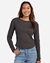 Boxercraft BW3103 Women's Waffle Knit Baby Long Sleeve T-Shirt