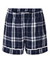 Navy/ Silver Plaid