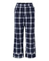 Navy/ Silver Plaid