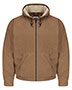 Bulwark JLH4L Men Brown Duck Hooded Jacket - EXCEL FR® ComforTouch® - Long Sizes