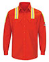 Bulwark SLATORL  Enhanced Visibility Long Sleeve Uniform Shirt - Long Sizes