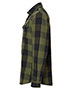 Burnside 8219 Men Snap Front Long Sleeve Plaid Flannel Shirt