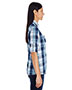 Burnside B5222 Women Long-Sleeve Plaid Pattern Woven