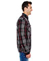 Burnside B8202 Men Long-Sleeve Plaid Pattern Woven