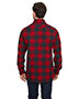 Burnside B8212 Men Woven Plaid Flannel With Biased Pocket