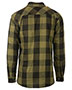 Burnside B8219 Men Snap-Front Flannel Shirt