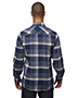 Burnside B8219 Men Snap-Front Flannel Shirt