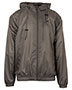 Burnside B9728  Men's Nylon Hooded Coaches Jacket