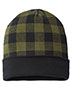 CAP AMERICA RKP12 USA-Made Plaid Beanie