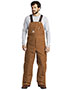 Custom Embroidered Carhartt CTR41 Men 12 oz Duck Quilt-Lined Zip-To-Thigh Bib Overalls
