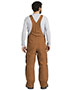 Custom Embroidered Carhartt CTR41 Men 12 oz Duck Quilt-Lined Zip-To-Thigh Bib Overalls
