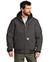 Custom Embroidered Carhartt CTSJ140 Men 12 oz Quilted-Flannel-Lined Duck Active Jacket