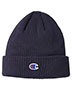 Champion CS4003  Cuff Beanie With Patch