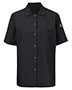 Chef Designs 501X Women 's Mimix™ Short Sleeve Cook Shirt with OilBlok