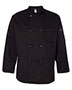 Chef Designs KT76  Black Traditional Chef Coat