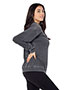 chicka-d 449CK  Ladies' Burnout Campus Crew Sweatshirt