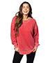 chicka-d 480  Ladies' Burnout Campus Pullover