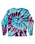 Colortone 2000Y Boys Youth Tie-Dyed Long Sleeve T-Shirt