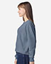 Comfort Colors 1566L Women's Garment-Dyed Mid-Length Crewneck Sweatshirt
