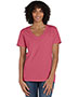 ComfortWash by Hanes GDH125  Ladies' V-Neck T-Shirt