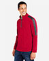 CORE365 CE404 Men's Market Snag Protect Mesh Colorblock Quarter-Zip Pullover