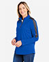 CORE365 CE404W Women's Market Snag Protect Mesh Colorblock Quarter-Zip Pullover