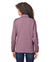 CORE365 CE73W  Ladies' Venture Heathered Stripe Quarter-Zip