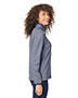 CORE365 CE73W  Ladies' Venture Heathered Stripe Quarter-Zip