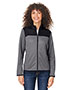 CORE365 CE74W  Ladies' Venture Heathered Stripe Hybrid Jacket