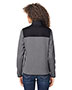 CORE365 CE74W  Ladies' Venture Heathered Stripe Hybrid Jacket