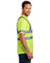 Cornerstone CS408 Men Ansi 107 Class 3 Short-Sleeve Snag-Resistant Reflective T-Shirt