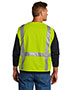 Cornerstone CSV104 Men  ® Ansi 107 Class 2 Mesh Six-Pocket Zippered Vest.