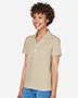 Devon & Jones Classic D100W Women Pima Pique Short-Sleeve Y Collar Polo