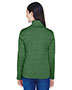 Devon & Jones Classic DG798W Women Newbury Melange Fleece Quarter-Zip