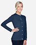 Devon & Jones Classic DP181W Women Perfect Fit Ribbon Cardigan