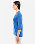 Devon & Jones Classic DP184W Women Perfect Fit Bracelet Length V-Neck Top