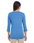 Devon & Jones Classic DP186W Women Perfect Fit Y-Placket Convertible Sleeve Knit Top