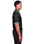 Devon & Jones DG20C Men Crownlux Performance™ Plaited Tipped Polo