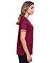 Devon & Jones DG20CW Women Ladies' Crownlux Performance™ Plaited Tipped V-Neck Polo