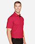 Devon & Jones DG22 CrownLux Performance Men 4.9 oz Address Melange Polo
