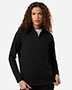 Devon & Jones DG402W Women's Seaton Pebble Textured Quarter-Zip Pullover