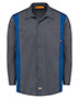 Dickies 5524L  Industrial Colorblocked Long Sleeve Shirt - Long Sizes