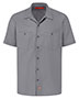 Dickies S535L  Industrial Short Sleeve Work Shirt - Long Sizes