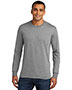 District Made DM132 Men Perfect Tri Long Sleeve Crew Tee 