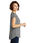 District Made DM416 Women   Drapey Cross-Back Tee