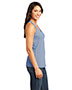District DM421 Women Mini Stripe Gathered Racerback Tank