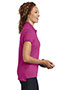 District Made DM425 Women Stretch Pique Polo