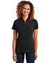 District Made DM433 Women Double Pocket Polo