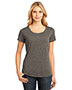 District Made DM441 Women Tri-Blend Lace Tee